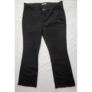 Riders by Lee Bootcut Jeans Womens 18P Black Mid Rise Stretch 130M48J